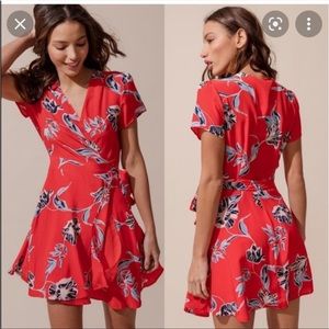 YUMI KIM silk wrap dress. Hello Valentines dates and Spring!!